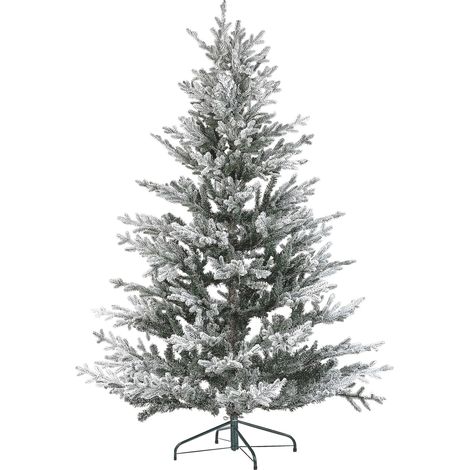 Künstlicher Weihnachtsbaum mit Schnee BRISCO 180 cm Weiß