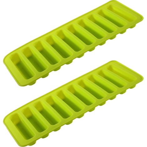 Eiswürfelform – Für Wasserflaschen und Sportgetränke – Würfelform – 12 Fächer – Aus flexiblem, lebensmittelechtem Silikon (1/5)