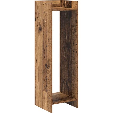 Pflanzenständer Altholz 30 x 30 x 100 cm Holzwerkstoff vidaXL