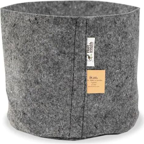 Pot textile - 30L - Charbon - 35x30cm - Root Pouch