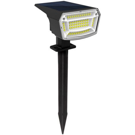 2Pcs Lampe solaire de pelouse Villa cour extérieure imperméable à l'eau lampe d'arbre (1/5)
