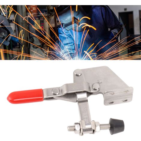 Dispositif de serrage rapide en acier inoxydable pour outillage, pince de fixation GH-101BSS (1/5)