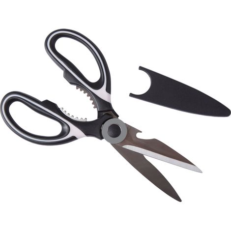 Premier Housewares Scissors Stationery Black And Pastel Pink Cardboard Scissors Lightweight Kitchen Scissors For Daily Use Fruit And Vegetable Scissors 21 x 9 x 2 (1/4)