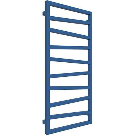 Scaldasalviette ad acqua calda blu 600mm di altezza 500mm di larghezza - 245 Watt - ZIG600/500ZX5005