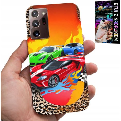 Hülle für Samsung Note 20 Ultra – Für Kinder, Rennwagen + Folie (1/5)