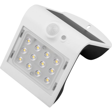 Aplique led solar korpass sensor 2W blanco 6400K (1/2)
