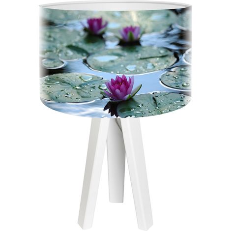 Lampe de chevet bothanica foto-084 - Blanc, bleu (1/3)
