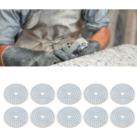 Je vends 10 disques à meuler diamantés de 3 pouces et 10 disques à meuler à l'eau à base blanche de 3 pouces. (1/5)