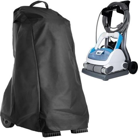 Housse de robot de piscine, 56 x 66 x 107 cm, pour sacs de tourisme, sacs de golf, chariots de transport, sacs de support, étanche, noir (1/4)