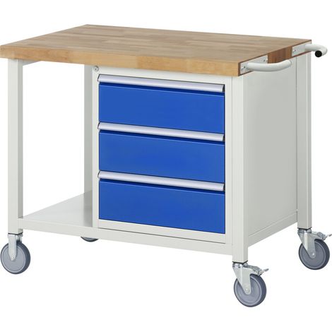 Rau Fahrbare Werkbank Modell 8157 BxTxH 1000x700x880mm