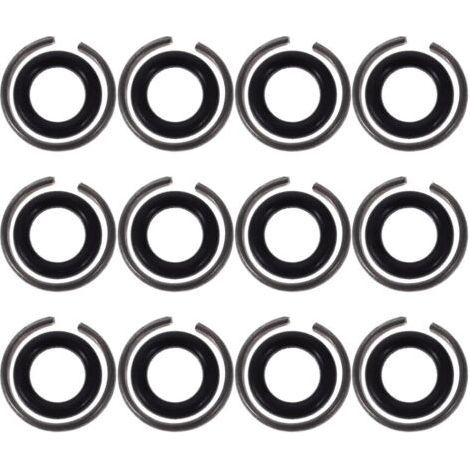 Impact Wrench Retaining Rings: 12 Set 1/2 Impact Wrench Retaining Ring with O-Ring for Pneumatic (1/5)