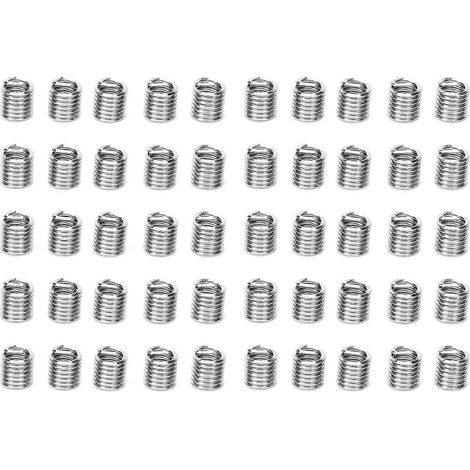 50 inserts filetés, gaines de protection pour câbles, outil de réparation, matériel de fixation, norme américaine 5/16 pouce - 18 x 1,5D