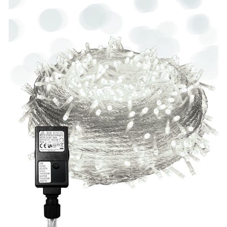 Lichterkette 30M 300 LED Lichterkette Wasserdicht Innen Außen Weihnachten Hochzeit Party Garten Deko 8 Lichtmodi Kaltweiß