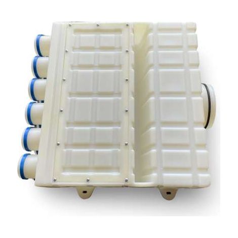 Zewotherm Lüftungsverteiler 12-Fach-Verteiler Lüftung LVS 12 x 63 / 160 mit Federsicherung 14040302