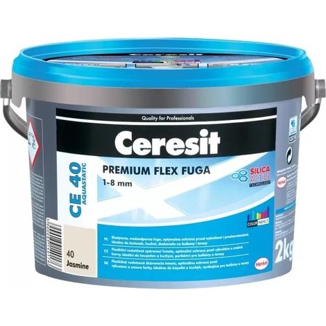 Mortier flexible Ceresit ce 40 imperméable anti-moisissure 2kg (1/2)