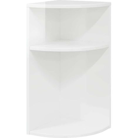 Maison Exclusive - Beistelltisch Hochglanz Weiß 29,6 x 29,6 x 60