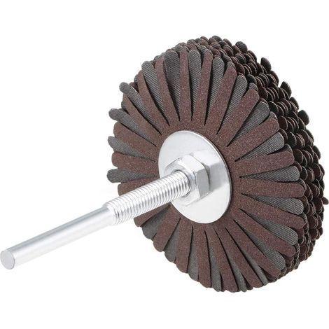 240 Grain Roue à Lamelles en Tissu Abrasif, Étoile de Ponçage, Tige de 1/4 Pouces pour le Travail Du Bois, Sculpture de Racines, Polissage de Meubles