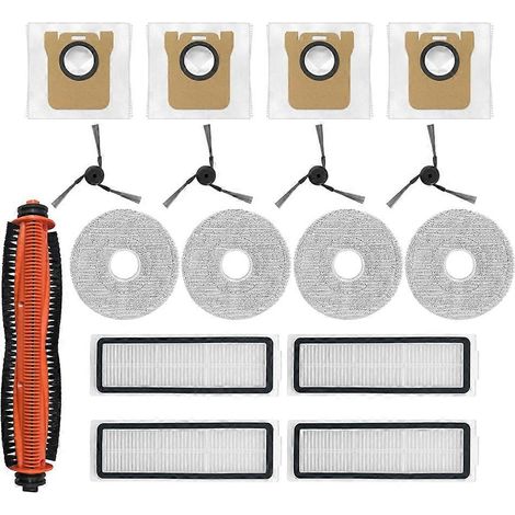 Ersatzteile für den Xiaomi Mijia 5 PRO / OV21CN Staubsauger: Hauptbürste, Seitenbürste, HEPA-Filter, Reinigungstuch und Staubbeutel (1/5)