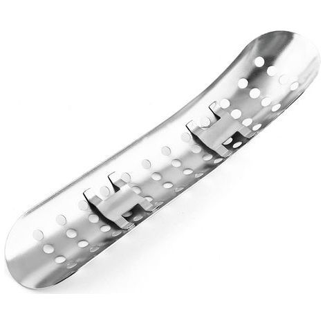 Bouclier thermique universel pour trou de moto, couvercle de tuyau d'échappement, argent (1/5)