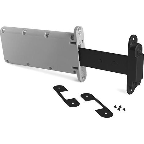 bisagra oculta kiker para puertas batientes - apertura 90° y diseño invisible acabado negro (1/3)