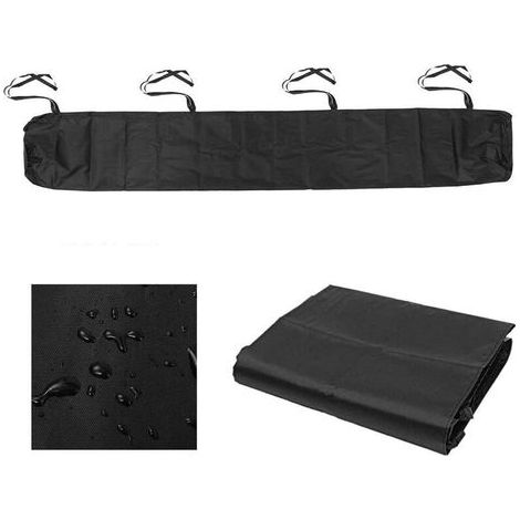 Housse de protection pour store banne 3,5 m – Gris et noir, imperméable et anti-poussière, idéale pour hiver et rangement extérieur (1/5)