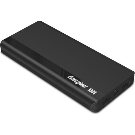 Batterie de secours 10000 mAh 2 USB-A - noire (1/5)
