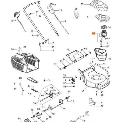 MOTEUR COMPLET ORIGINAL EMAK 66130025R