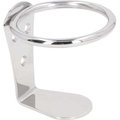 Portavasos de acero para yates marinos, portavasos universal para cubierta, portavasos de acero inoxidable con forma de anillo para barcos, portavasos para yates marinos, barcos, camiones, automóviles