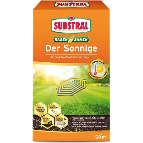 SUBSTRAL® Rasensamen Der Sonnige 1,125 kg für 50 m² EAN 4062700899991 (1/2)