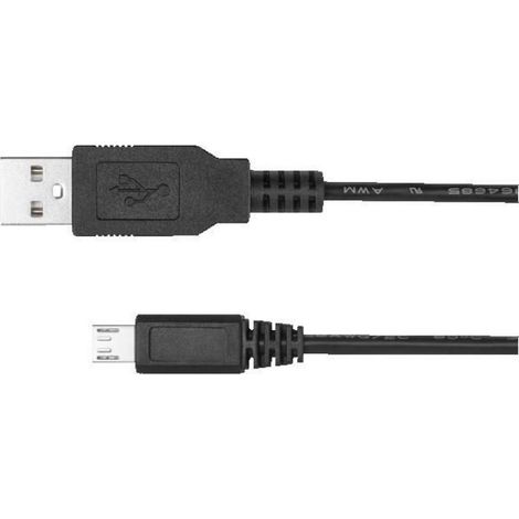 Câble USB vers Micro USB - 1 m - Charge et Synchronisation - Pour Appareils avec Port Micro USB - 1 pièce (1/2)