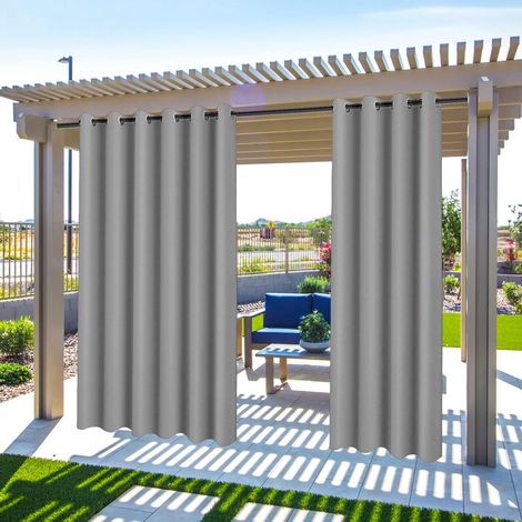 Rideaux d'extérieur Imperméables - Rideau Pergola Extérieur pour Terrasse, Balcon (1/5)