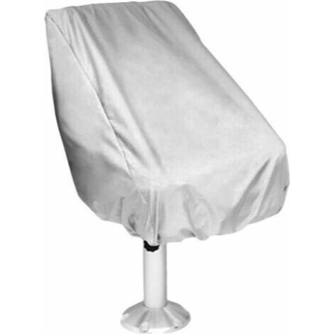 Housse extérieure pour chaise de capitaine 56x61x64, imperméable à l'eau, à la neige et à la lumière du soleil - Argent (1/5)