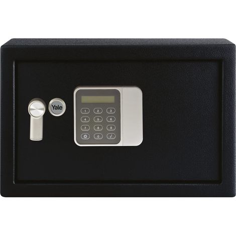 YALE Cassaforte Serie Guest Media YSG/250/DB2, Nero, Accesso con Codice Pin Digitale, Funzione Codice Master