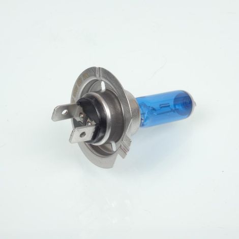 Ampoule H7 bleue 12V 55W culot PX26D RMS pour moto scooter auto (1/3)