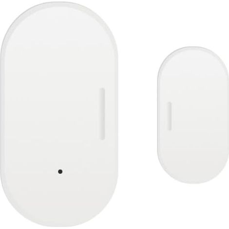 Capteur intelligent de porte et fenêtre avec connexion sans fil Zigbee. Détecteur d'ouverture/fermeture de porte. Compatible avec l'application Tuya Smart Life et l'assistant Alexa. (1/2)