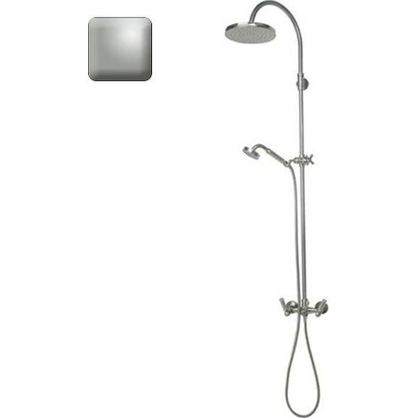 Mélangeur kit colonne de douche murale inverseur Liberty Line nickel satiné - Bossini L01201094