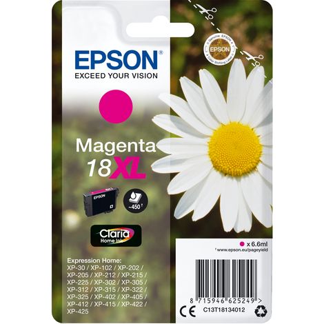 Epson Daisy Cartouche "Pâquerette" 18XL - Encre Claria Home M (1/2)