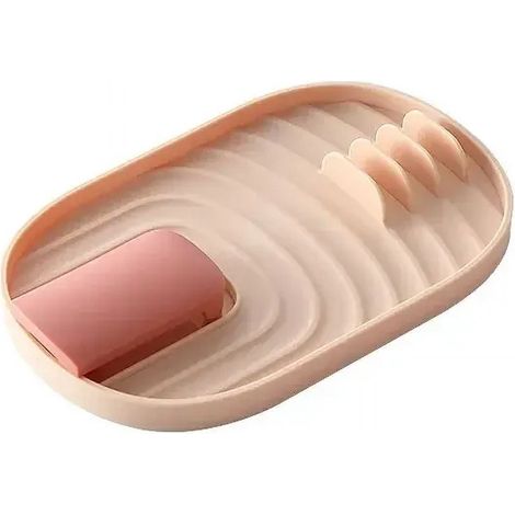 Support Vertical Pouring - Pot Lid Holder - Spoon Rest - Kitchen Storage Bracket - Plastic - 1 Piece (1/5)