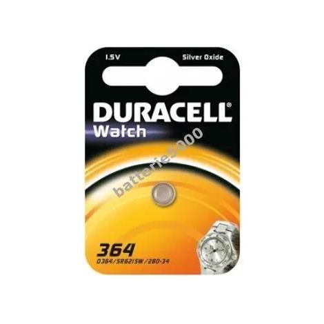 Pile bouton duracell 364 1.55 volts 6.8 millimètres