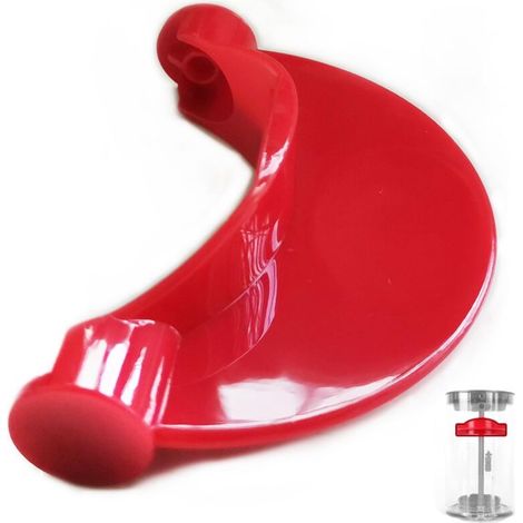 Pièces de rechange pour le bac à poussière Sollbry rouge amélioré des aspirateurs Dyson V10, V11, V12 et V15 Outsize Absolute. Bouton d'ouverture du bac amélioré. (1/3)