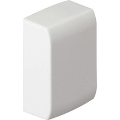 Lot de 2 embouts blanc pour moulure, H. 3.4 x P.1.5 cm