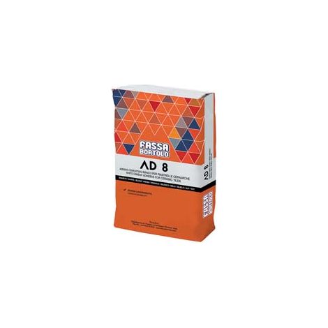 FASSA COLLA PER PIASTRELLE BIANCA IN POLVERE  AD 8- - kg.5 in sacco - 5 pezzi FASSA