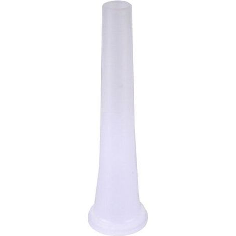 Tre Spade Imbuto Plastica per Insaccatrici 40mm Bianco Uso Alimentare