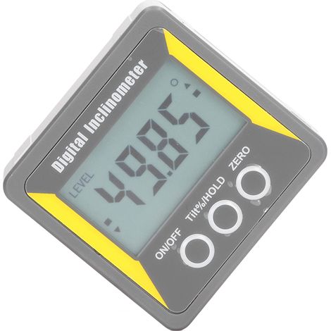 Digitale Wasserwaage mit Digitalanzeige, automatischer Abschaltung, Magnetfuß, Präzisions-Neigungsmesser zur Winkelmessung, Bauwerkzeug (1/5)