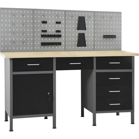 Établi avec 4 panneaux muraux (1/5)