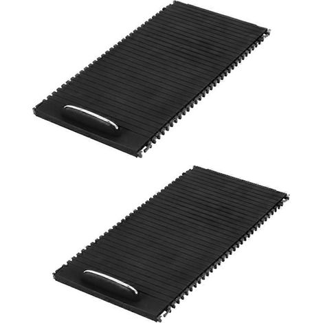 Lot de 2 stores enrouleurs pour console centrale intérieure de voiture Mercedes Classe C W204 S204 et Classe E W212 S212 A20468076079051 (1/5)