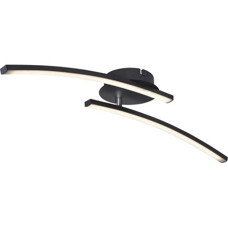 Globo - plafón - TANSY I - negro - metal - LED - 67129-12