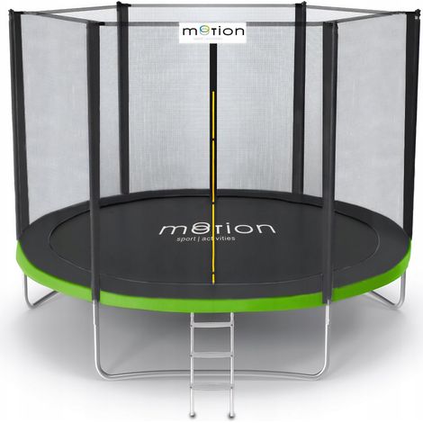 Trampolino da giardino MOTION scaletta 244cm FT8 2,44 per giochi all'aperto per bambini