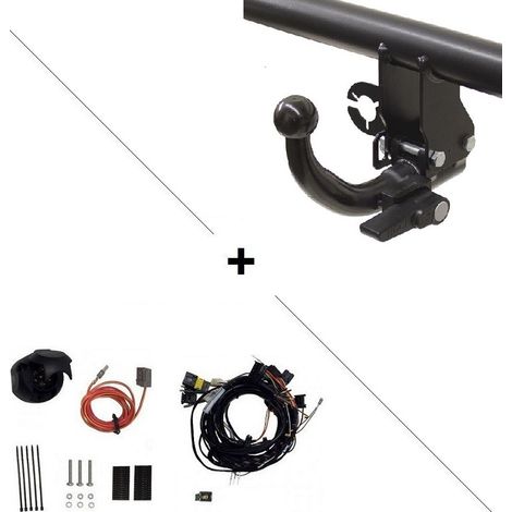 Attelage Toyota Auris Berline pour Hybride et porte-vélos uniquement (01/13-12/18) RDSOV + Faisceau spécifique 7 broches