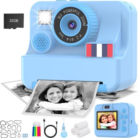 Appareil photo numérique pour enfants - GOTOTOP - Canard jaune - 20MP